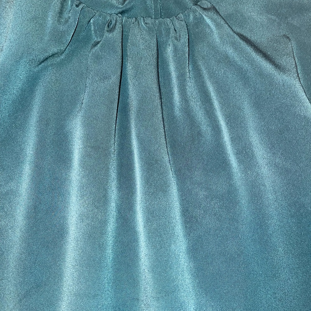 Express Teal Women's Pants 14 short and matching Top (large) Set - Picture 10 of 14